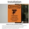 Signmission Tornado Shelter Keep With Symbol, 7 in W x Rectangle, Vinyl Decal OS-2PACK-WS-D-710-V-13571 - alternate 4